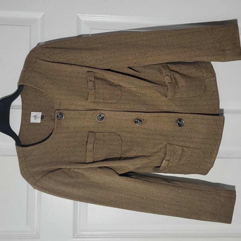 Cabi Penny Herringbone Blazer Medium
